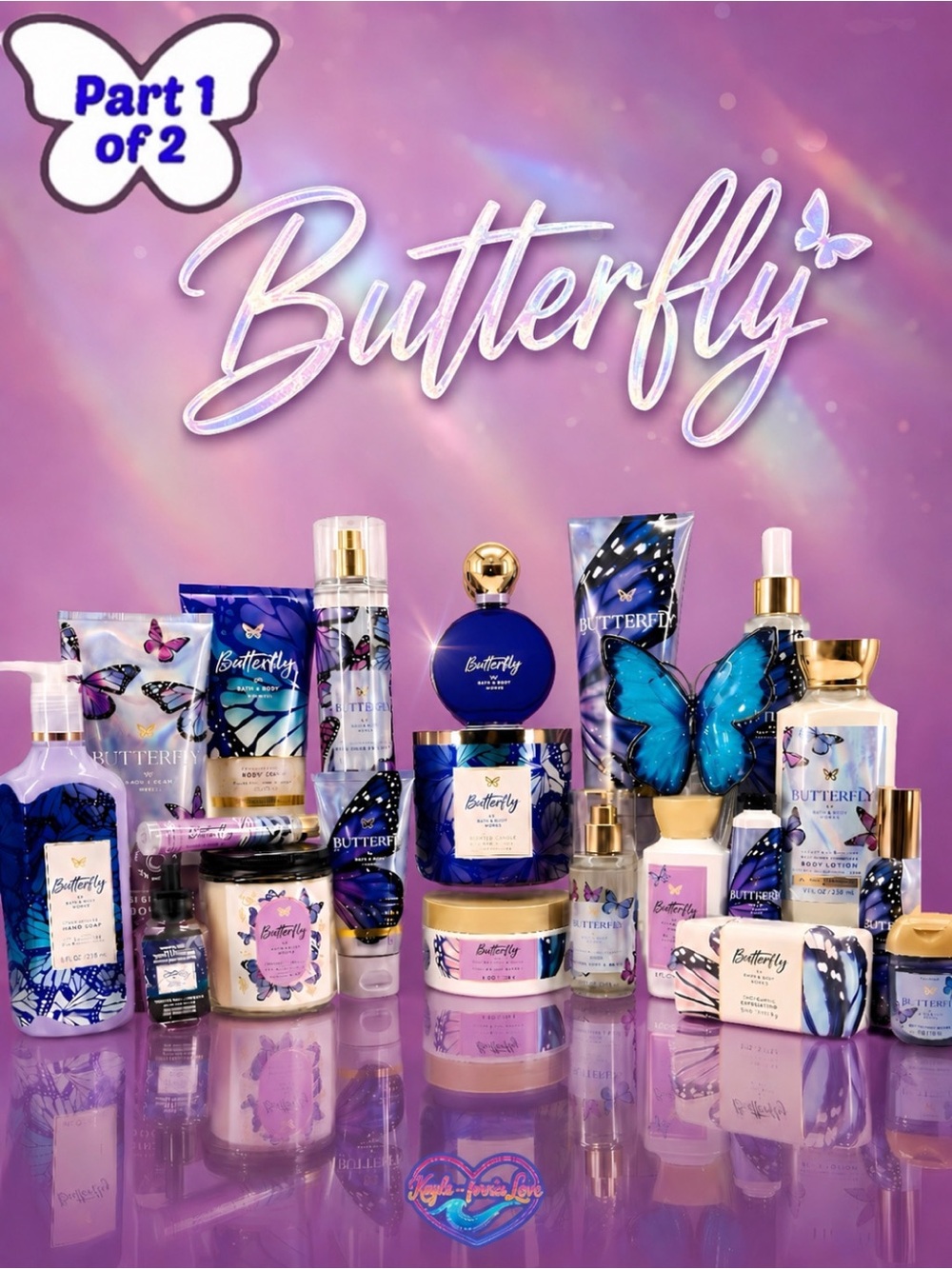 🦋 Bath & Body Works BUTTERFLY 🦋 Ultimate 22 Piece Collection 💗 Part 1 of 2